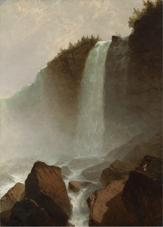 Джон Фредерик Кенсетт «Ниагарский водопад» Холст, масло 114 х 82 см Частная коллекция 1855