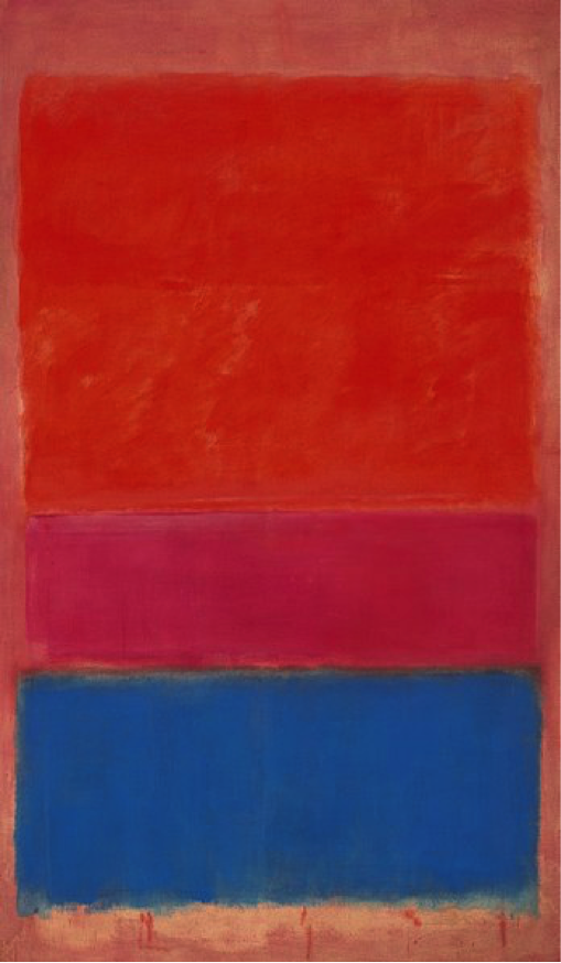 Марк Ротко «№1 (Королевский красный и голубой)» 1954