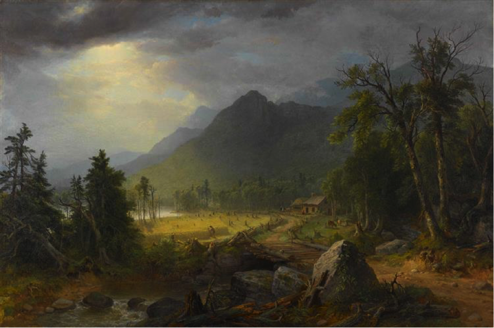 Ашер Браун Дюран «The First Harvest in the Wilderness» Бруклинский музей 1855