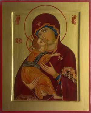 Painting, Religious genre - Vladimirskaya-ikona-Bojiey-Materi