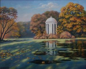 Painting, Landscape - Voroncovskiy-park-Bykovo