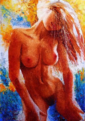 Painting, Nude (nudity) - A bacchanalian