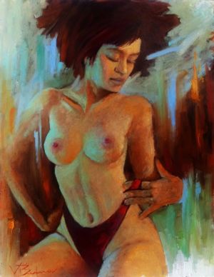 Painting, Nude (nudity) - Embarrassment 