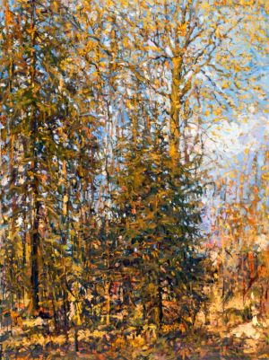 Painting, Landscape - Autumn mosaic