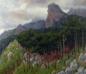 Painting, Landscape - Medvejya-gora