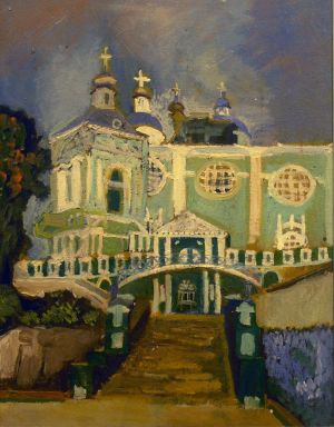 Painting, Landscape - Uspenskiy-Sobor-v-Smolenske