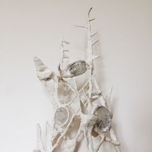 Sculpture, Easel - White object