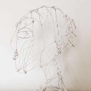 Sculpture, Easel - Portrait of a lady