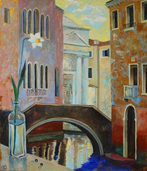 Painting, Still life - Venice