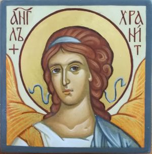 Painting, Religious genre - Angel-hranitel