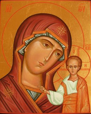 Painting, Religious genre - ikona-Kazanskoy-Bojiey-Materi