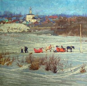 Painting, Landscape - Suzdal-YAnvar-peyzaj
