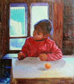 Painting, Portrait - Apelsin