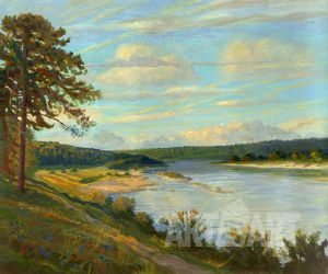Painting, Landscape - Oka-Avgust