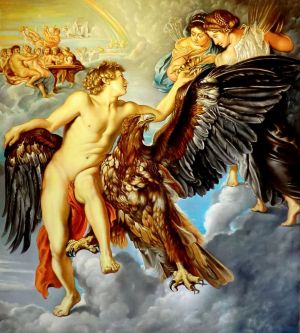 Painting, Mythological genre - Pohishchenie-Ganimeda-kopiya-Rubensa
