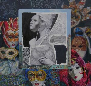 Painting, Plot-themed genre - Venecianskie-maski