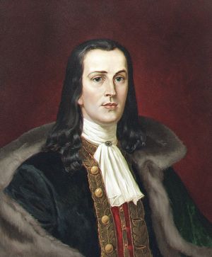 Painting, Portrait - Portret-generala-Antona-Deviera-Nachalo-XVIII-veka