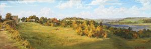 Painting, Landscape - Izborskaya-zemlya