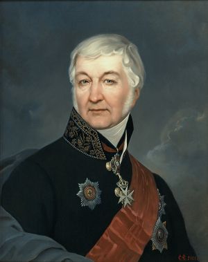 Painting, Historical genre - Portret-Lanskogo-Vasiliya-Sergeevicha-gosudarstvennogo-deyatelya-XIX-veka-1762---1831