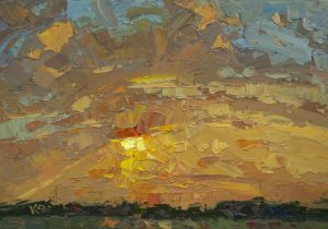 Painting, Landscape - Sunset 2022 - 10
