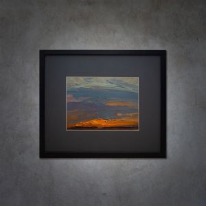 Painting, Landscape - Summer sunset