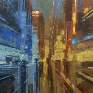 Painting, City landscape - Urban Jungle vol. 28
