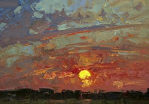 Painting, Landscape - Sunset 2022 - 6