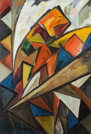 Painting, Cubism - Vospominaniya-o-Sergee-Gerasimove