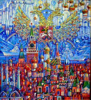 Painting, Expressionism - Novaya-Rossiya