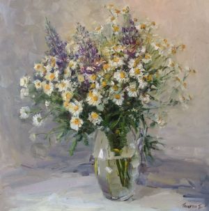Painting, Still life - Wildflowers
