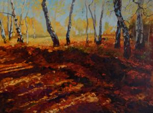 Painting, Landscape - Osennie-teni