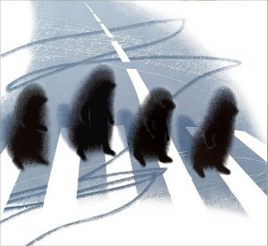 Painting, Animalistics - Abbey road
