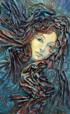 Painting, Acrylic - Goddess of the sea