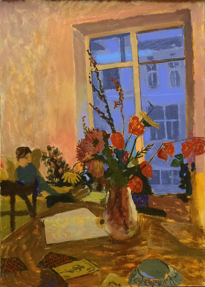 Painting, Interior - Sinee-okno