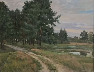 Painting, Landscape - The foothills