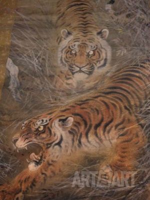 Painting, Animalistics - Tigry