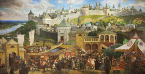 Painting, Plot-themed genre - Svetozarnaya-Kazan
