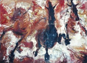 Painting, Animalistics - Troyka