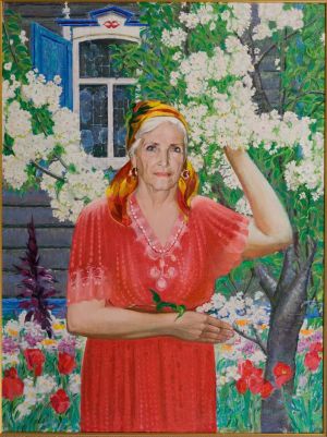 Painting, Portrait - Portret-Marii-Fedorovny