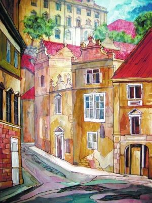Painting, City landscape - Horoshiy-den
