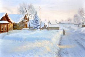 Painting, Landscape - Selo-Diveevo