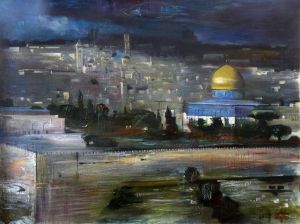 Painting, Expressionism - Ierusalim