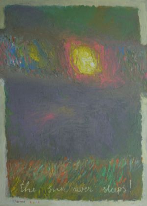 Painting, Avant-gardism - The-sun-never-sleeps