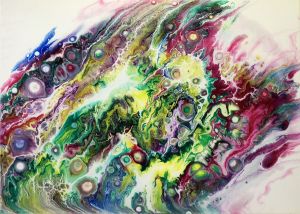 Painting, Abstractionism - Galaxy