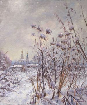 Painting, Landscape - Nikola-zimniy-Nikolo-galeyskaya-cerkov-vo-Vladimire