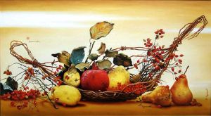 Painting, Still life - otem nature