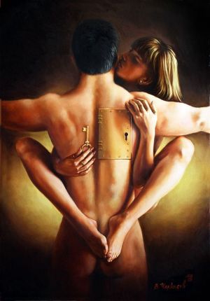 Painting, Nude (nudity) - Golden kai