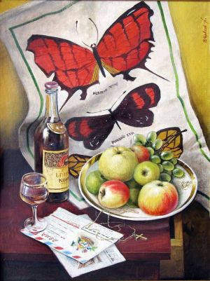 Painting, Still life - Natyormort