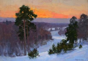Painting, Landscape - January Dream