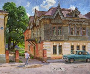 Painting, City landscape - A fading legacy